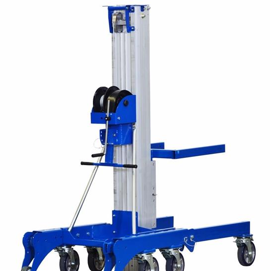 counter balance material lifter